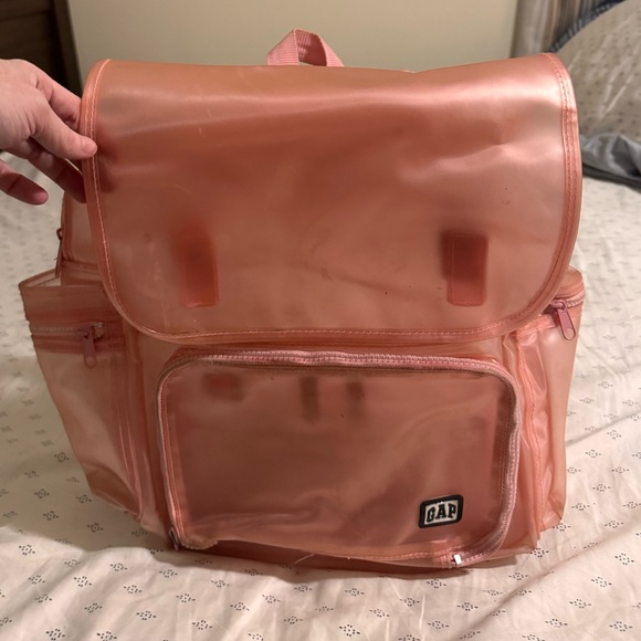 Vintage 90’s Gap Pink PVC Back Pack - Picture 10 of 10